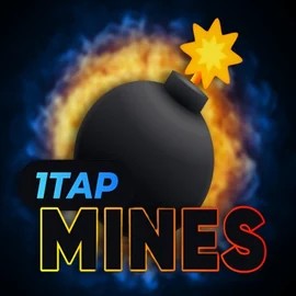 1Tap Mines game by Turbo Games – logo hosted on PiperSpin Casino
