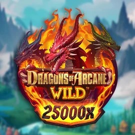 Dragons of Arcane Wild online game logo by Foxium on piper-spin.eu